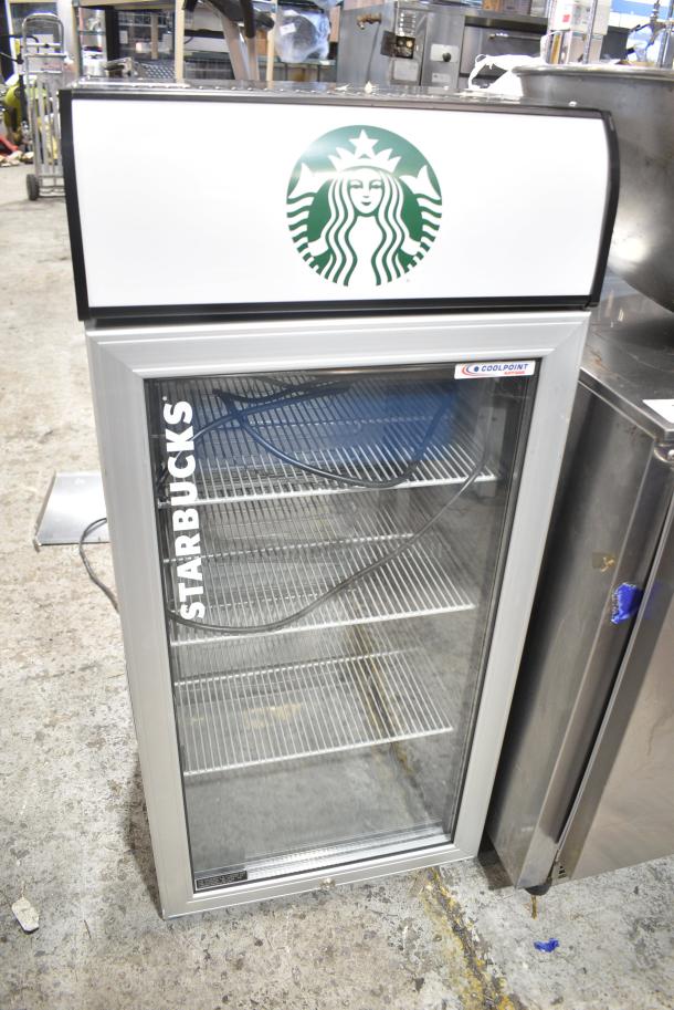 Starbucks CTB120 Metal Mini Cooler Merchandiser. 115 Volts, 1 Phase. Tested and Working! - Image 1 of 5
