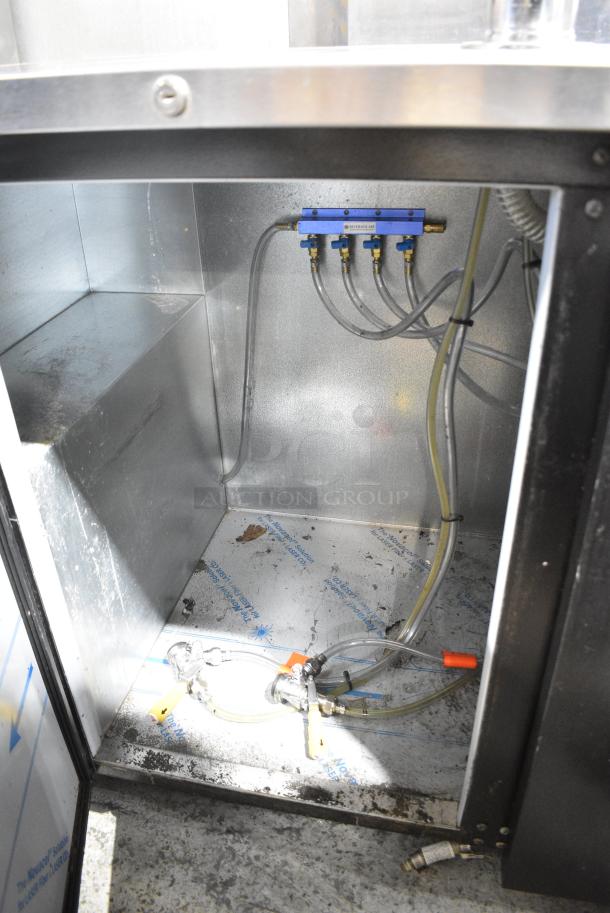 Beverage Air DD78HC-1-B Metal Commercial Direct Draw Kegerator w/ 2 Double Tap Beer Towers and Couplers. 115 Volts, 1 Phase. Tested and Working! - Image 5 of 8