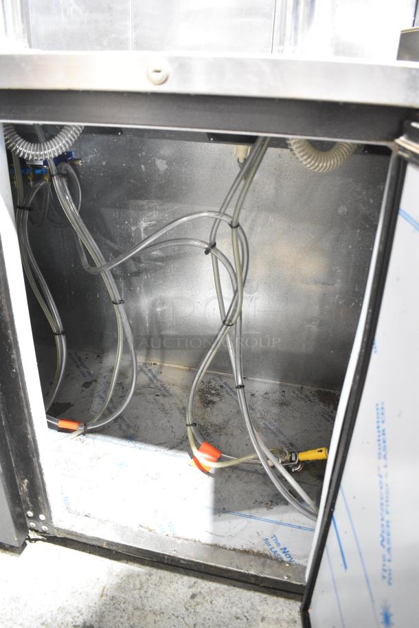 Beverage Air DD78HC-1-B Metal Commercial Direct Draw Kegerator w/ 2 Double Tap Beer Towers and Couplers. 115 Volts, 1 Phase. Tested and Working! - Image 6 of 8
