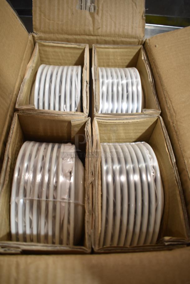 Box of 36 BRAND NEW! Tuxton YEA-062 White Ceramic Plates. 6-1/4" - Image 3 of 4