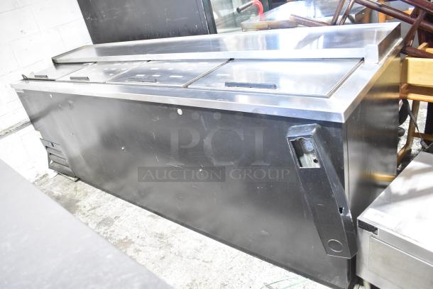 Beverage Air DW94HC-B Metal Commercial Back Bar Bottle Cooler w/ 4 Sliding Lids. 115 Volts, 1 Phase. Tested and Working! - Image 2 of 9