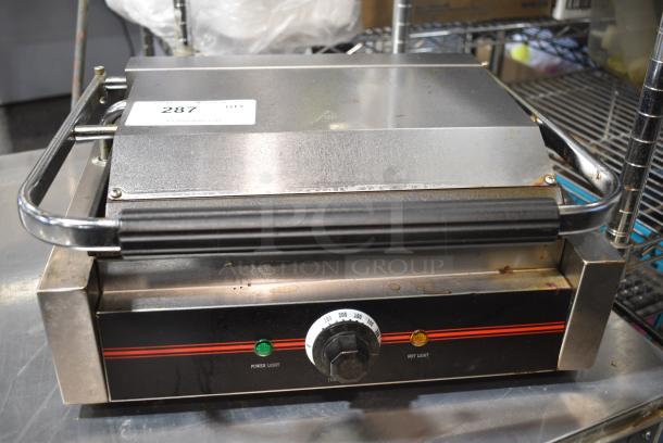 2020 USR Cookline PG-1 Stainless Steel Commercial Countertop Panini Press. 120 Volts, 1 Phase. Tested and Working! - Image 1 of 6