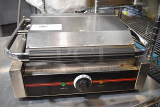 2020 USR Cookline PG-1 Stainless Steel Commercial Countertop Panini Press. 120 Volts, 1 Phase. Tested and Working!