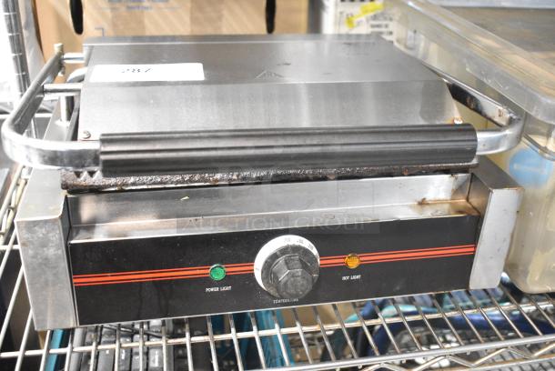 2020 USR Cookline PG-1 Stainless Steel Commercial Countertop Panini Press. 120 Volts, 1 Phase. Tested and Working! - Image 2 of 6