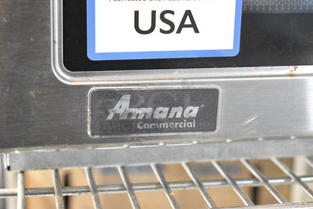 2021 Amana RCS10DSE Stainless Steel Commercial Countertop Microwave Oven. 120 Volts, 1 Phase. - Image 2 of 6