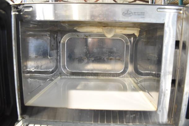 2021 Amana RCS10DSE Stainless Steel Commercial Countertop Microwave Oven. 120 Volts, 1 Phase. - Image 4 of 6