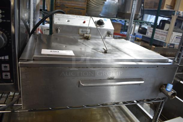Gold Medal FW-12 Stainless Steel Commercial Countertop Shallow Fryer. 208/240 Volts. - Image 1 of 6