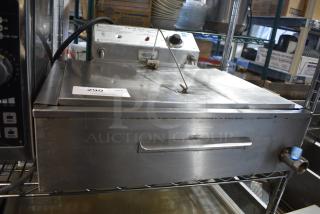 Gold Medal FW-12 Stainless Steel Commercial Countertop Shallow Fryer. 208/240 Volts.