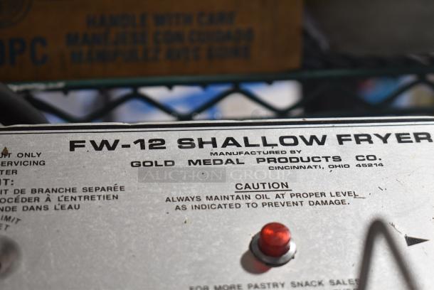 Gold Medal FW-12 Stainless Steel Commercial Countertop Shallow Fryer. 208/240 Volts. - Image 2 of 6