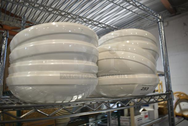 13 Oneida White Ceramic Dome Cover. 13 Times Your Bid! - Image 1 of 5