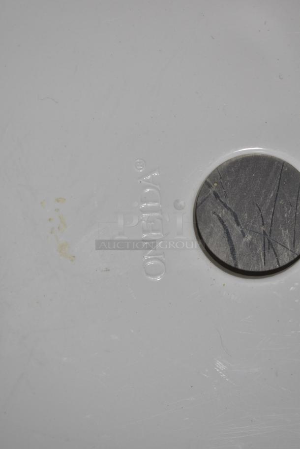 13 Oneida White Ceramic Dome Cover. 13 Times Your Bid! - Image 5 of 5