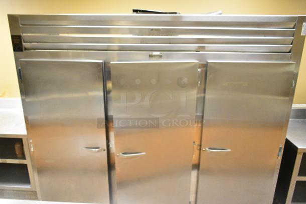 Traulsen RRI 3-32 LUT Stainless Steel Commercial 3 Door Roll In Rack Cooler. 115/208 Volts, 1 Phase. - Image 1 of 9