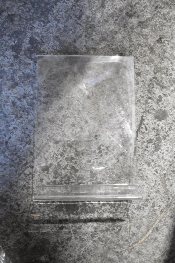 Box of Clear Poly Tabletop Menu Holders - Image 4 of 5