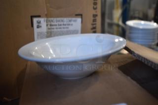 11 White Ceramic Bowls. 11 Times Your Bid!