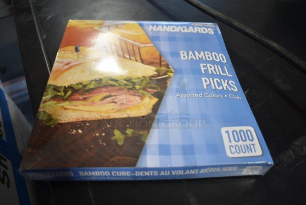 Box of Bamboo Frill Picks - Image 1 of 4