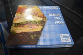 Box of Bamboo Frill Picks