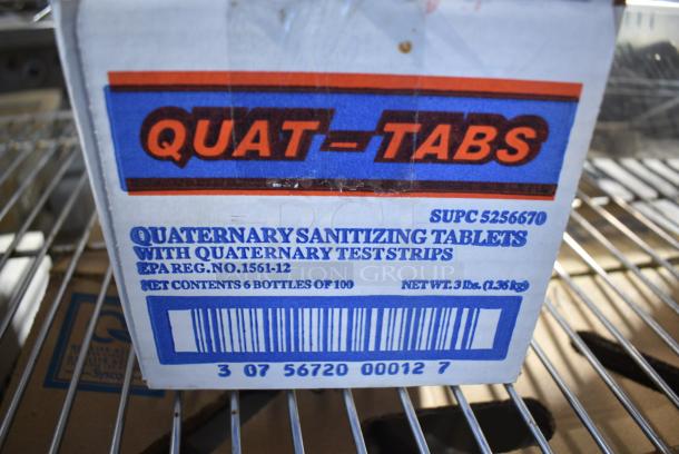 ALL ONE MONEY! Lot of 5 Quat Tabs Sanitizing Tablet Bottles - Image 4 of 4