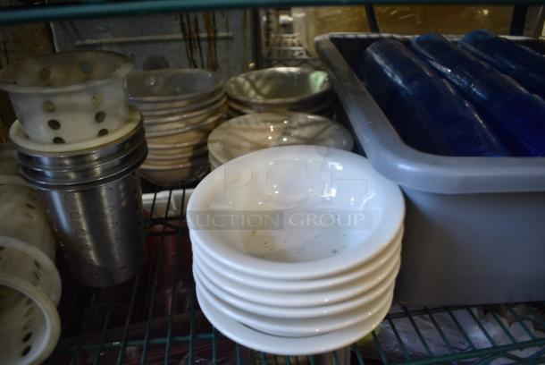 ALL ONE MONEY! Tier Lot of Various Items Including Ceramic Bowls, Salt Grinder Shakers, and Poly Beverage Tumblers - Image 3 of 4