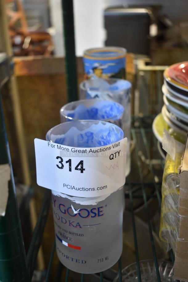 4 Beverage Glasses. 3 Grey Goose and 1 Double Espresso. 4 Times Your Bid! - Image 2 of 4