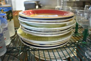 11 Various Ceramic Plates. 11 Times Your Bid!