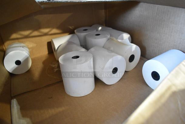 Box of Receipt Printer Paper Rolls - Image 1 of 3