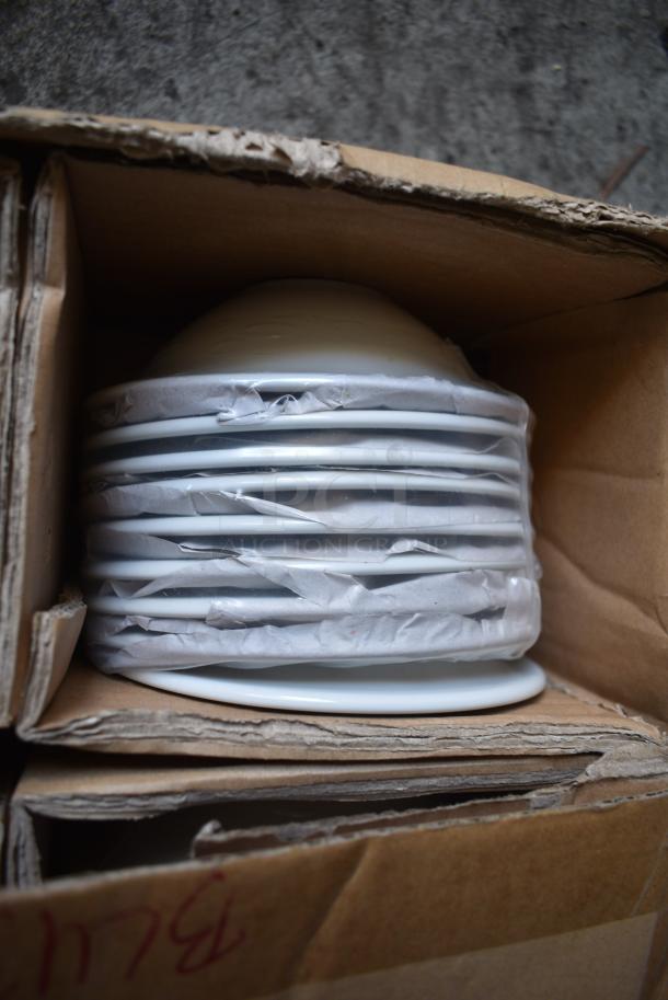 Box of 36 BRAND NEW! Tuxton ALD-063 Grapefruit 9-1/2 oz Ceramic White Bowls. - Image 3 of 3