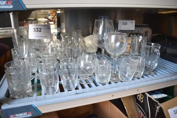 40 Various Glasses Including Wine and Tumbler. 40 Times Your Bid! - Image 1 of 5