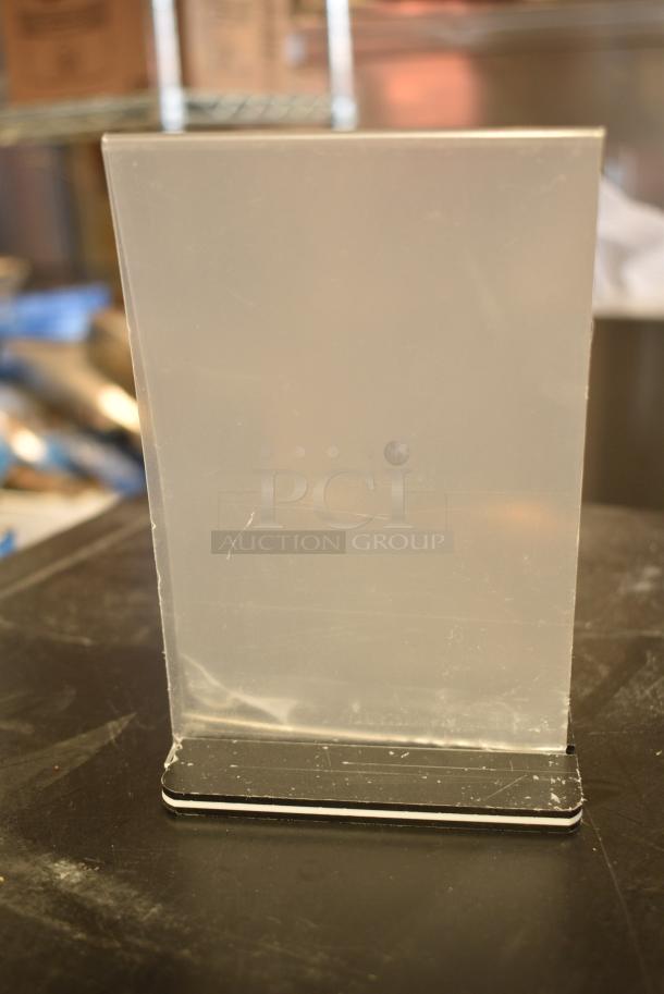 ALL ONE MONEY! Lot of 14 Countertop Menu Holders - Image 1 of 4
