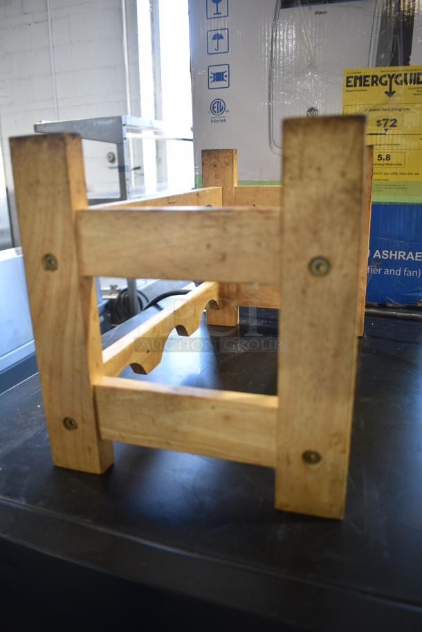 2 Wooden Wine Bottle Racks. 2 Times Your Bid! - Image 3 of 3