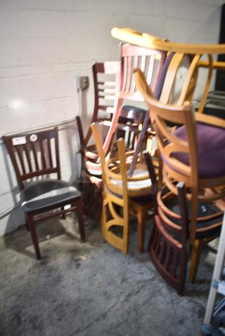 11 Various Dining Height Chairs. 11 Times Your Bid!