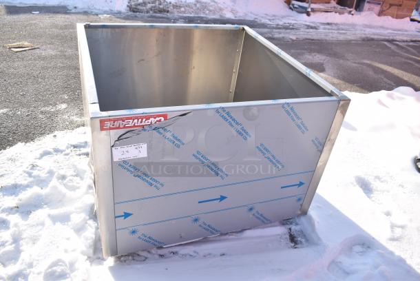 BRAND NEW SCRATCH AND DENT! CaptiveAire 3624 VHB Stainless Steel Commercial Steam Hood - Image 1 of 7