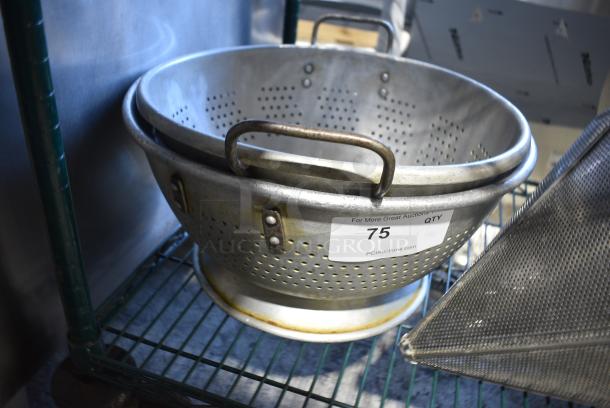 2 Metal Colanders. 2 Times Your Bid! - Image 1 of 4