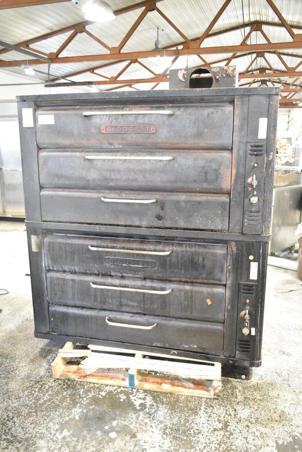 2 Blodgett 981 Metal Commercial Natural Gas Powered 2 Deck Pizza Oven. 2 Times Your Bid! - Image 1 of 12