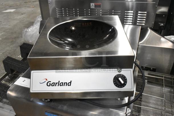 BRAND NEW SCRATCH AND DENT! Garland 99570004 Stainless Steel Single Burner Wok Induction Range. 208 Volts, 3 Phase. - Image 1 of 10