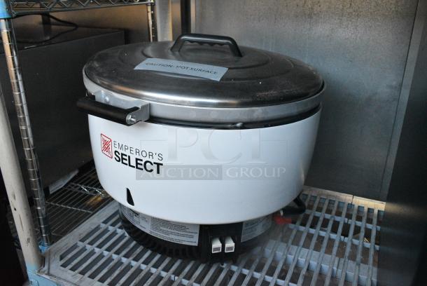 BRAND NEW SCRATCH AND DENT! Emperor's Select 478EGRC140NG Natural Gas 140 Cup (70 Cup Raw) Gas Rice Cooker and Warmer. 28,000 BTU - Image 8 of 8