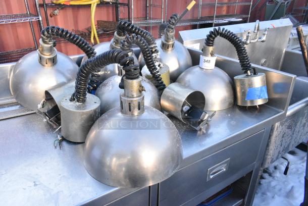 6 Merco Metal Warming Lamps. 6 Times Your Bid! - Image 1 of 6