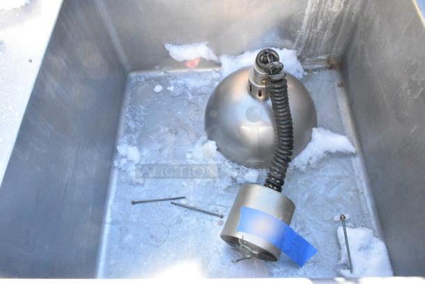 Stainless Steel 3 Bay Sink w/ 2 Faucets, 2 Handles. - Image 3 of 4