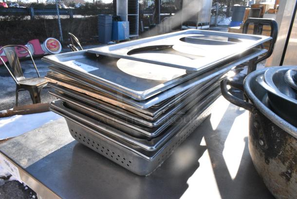 ALL ONE MONEY! Lot of Various Items Including Stainless Steel Drop In Bins and Metal Bowls - Image 3 of 3