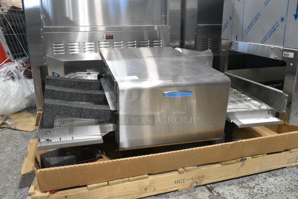 BRAND NEW SCRATCH AND DENT! 2024 Turbochef HHC2020 Stainless Steel Commercial Countertop Electric Powered Conveyor Rapid Cook Oven. 208/240 Volts, 1 Phase. - Image 1 of 10