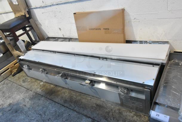 BRAND NEW SCRATCH AND DENT! ServIt 423EST5WSPB Five Pan Sealed Well Electric Steam Table with Partially Enclosed Base. 208/240 Volts, 1 Phase. - Image 6 of 7