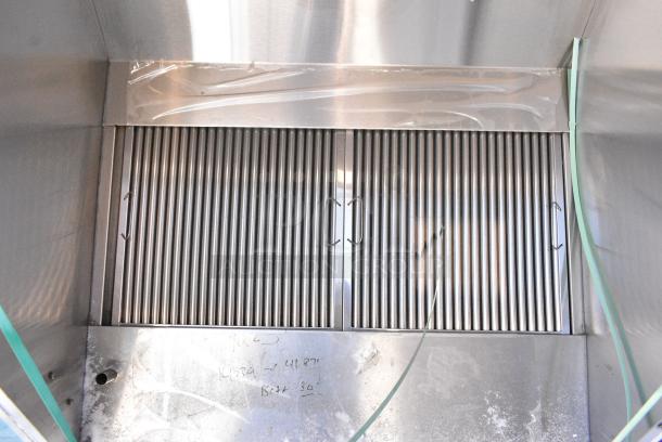 BRAND NEW SCRATCH AND DENT! 4' CaptiveAire 5430 ND-2 Stainless Steel Commercial SELF CONTAINED Grease Hood w/ Filters and Return Air Vent. - Image 9 of 13