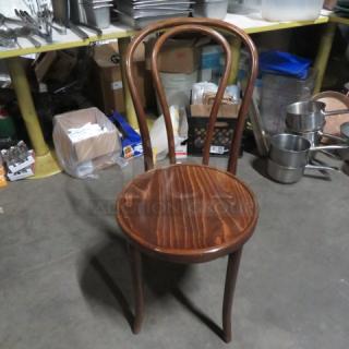 Bent Wood Chair. 2XBID
