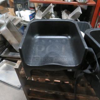 One Dual Sided Booster Seat.