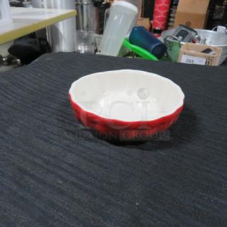 Red Appetizer Dish. 8XBID