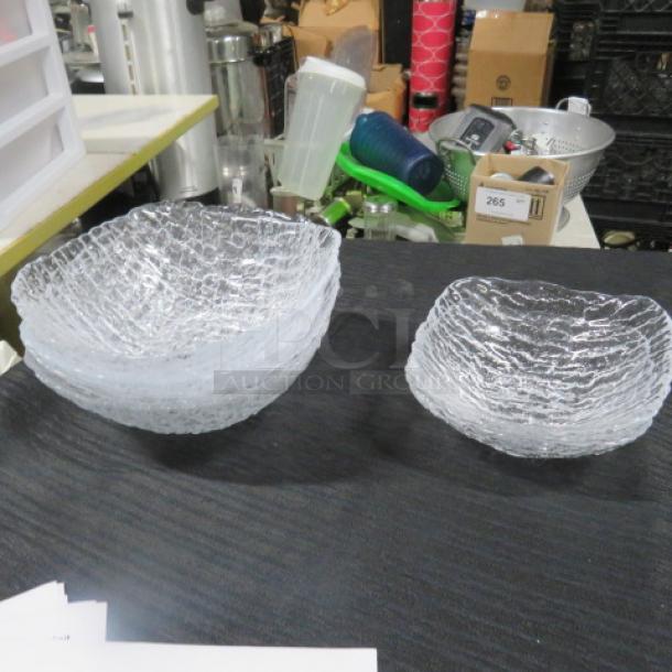 Assorted Size Glass Bowl, 6XBID - Image 1 of 1