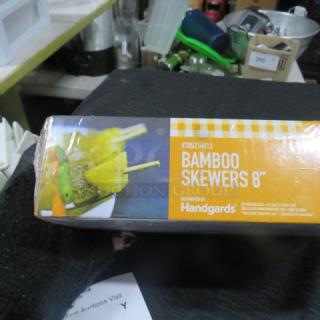 Box Of 8 Inch Bamboo Skewers. 8XBID