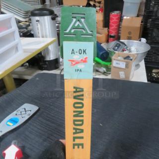 One Beer Tap Handle.