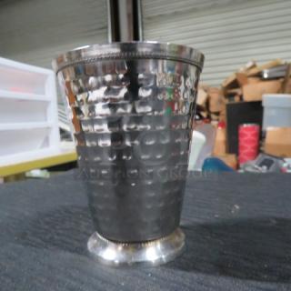 Hammered Stainless Steel Cup. 7XBID