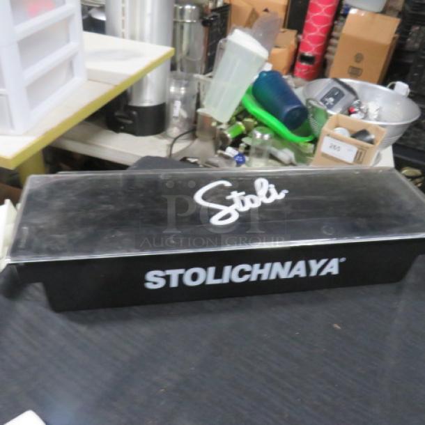 One Stoli Domed Bar Center. - Image 1 of 1