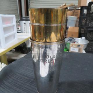 Stainless Steel Mixing Glass. 6XBID